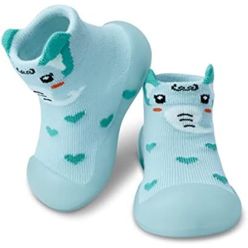 Baby Sock Shoes Boys Girls First Walking Shoes Non-Slip Slippers Soft Sole Sneakers Toddler Infant Babygirl