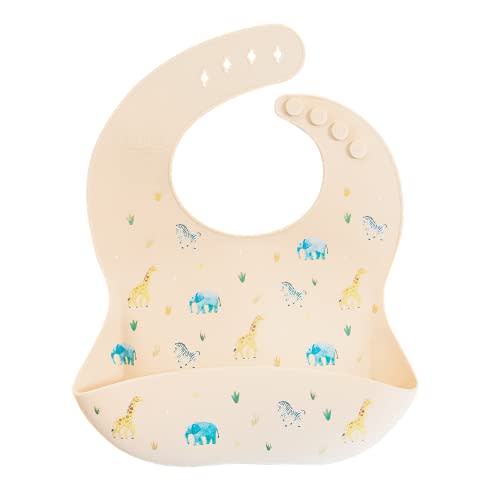Austin Baby Co Mess Proof Silicone Bibs for Babies – Perfect Travel Toddler Bibs for Baby