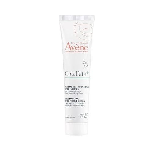 Avène Cicalfate+ Restorative Protective Cream, postbiotic skincare for sensitive skin, helps restore skin barrier, face and body, safe for infants, children and adults