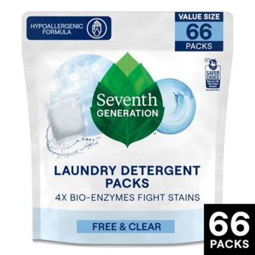 Seventh Generation Laundry Packs - Free & Clear - 66ct