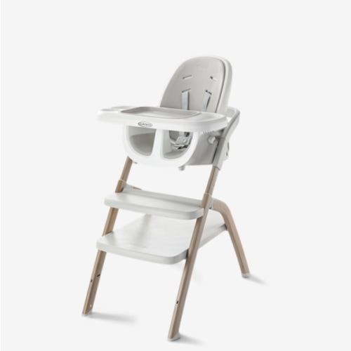 Graco EveryStep 6 in 1 High Chair, Babies and Toddlers Portable Slim High Chair with 6 Growing Stages from Infant to Toddler Seating, Convenient for Dining Time, Featured Design in Misty