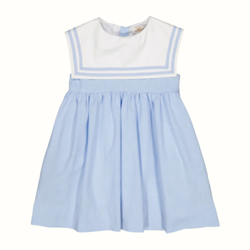 Sailor Collar Dress in Blue – Mimi's London