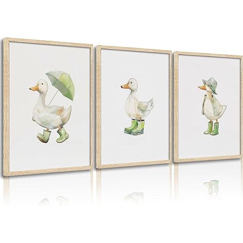 Duck Nursery Canvas Wall Art