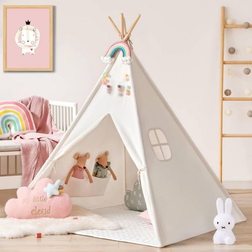 Tiny Land® Indoor Play Tent for Kids with Floor Mat