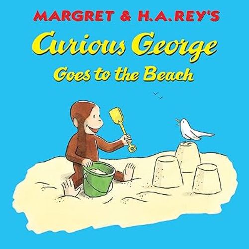 Curious George Goes to the Beach with downloadable audio