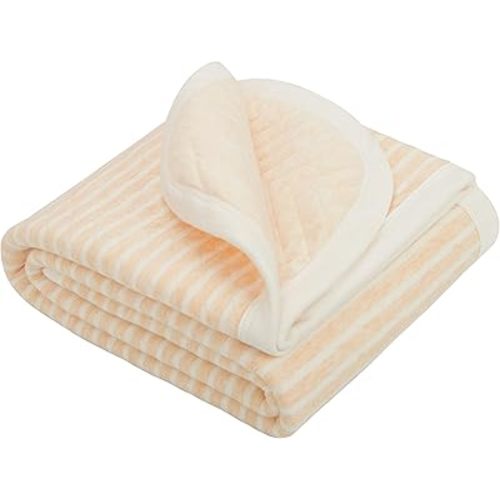 NTBAY Jersey Cotton Quilted Toddler Blanket, Breathable and Warm for Boys and Girls Baby Blanket, 30x40 Inches, Yellow