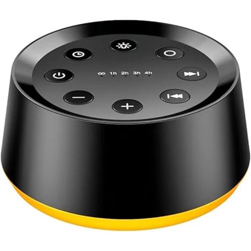 Brown Noise Sound Machine with 30 Soothing Sounds 12 Colors Night Light White Noise Machine for Adults Baby Kids Sleep Machines Memory Function 36 Volume Levels 5 Timers for Home Office Travel