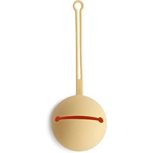mushie Silicone Pacifier Holder Case (Daffodil)