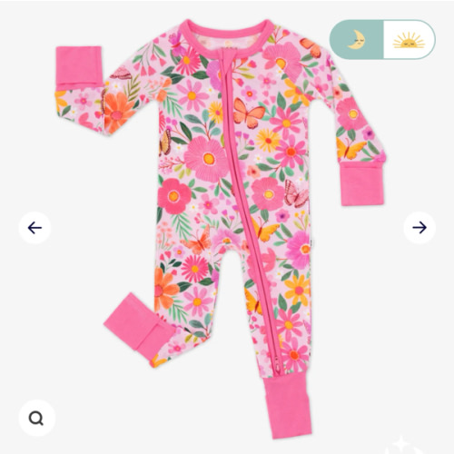 Butterfly Blooms Zippy – Little Sleepies