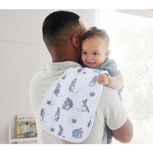 Peter Rabbit™ Organic Muslin Burp Cloth, Set of 3