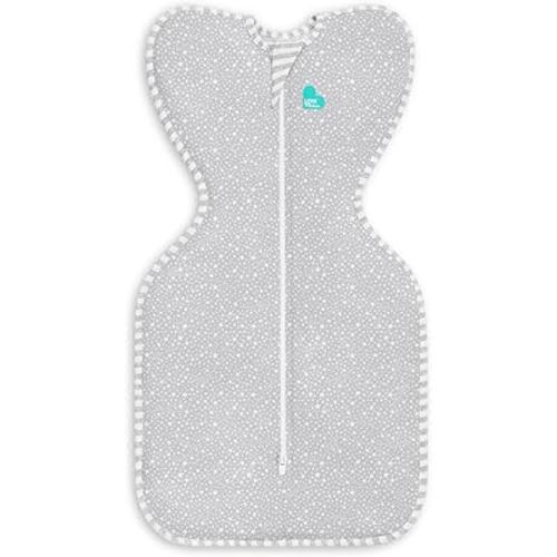 Love to Dream Swaddle UP, Baby Sleep Sack, Self-Soothing Swaddles for Newborns, Get Longer Sleep, Snug Fit Helps Calm Startle Reflex, Newborn Essentials for Baby, 1.0 TOG, 13-19 lbs, Stardust Gray