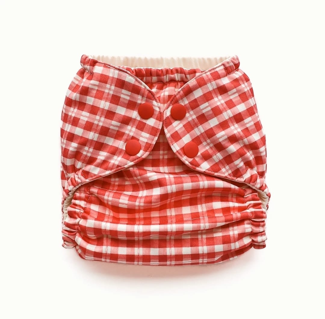 Cloth Diaper Waterproof Covers SBM Farmhouse Plaid - Esembly Baby