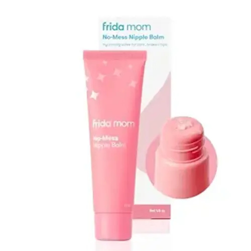 Frida Mom Nipple Cream, No-Mess Nipple Balm Moisturizer for Hydration, Gentle for Baby & Mom, 1.5fl oz