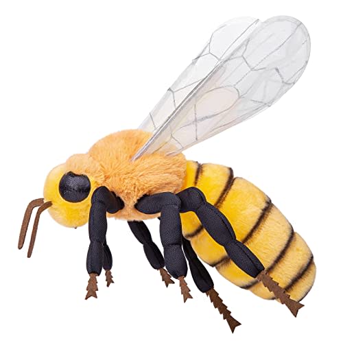 ZHONGXIN MADE Lifelike Bee Stuffed Animal - Realistic Big Wings Plushie, Unique Gift for Kids