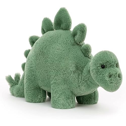 Jellycat Fossilly Stegosaurus Dinosaur Stuffed Animal, Medium 12.5 inches - Dinosaur Plush Toy - Classic Children's Gift