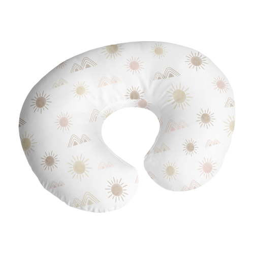 Sweet Jojo Designs Desert Sun Pink and Taupe Nursing Pillow Cover Case (Pillow Not Included) (Pillow NOT Included)