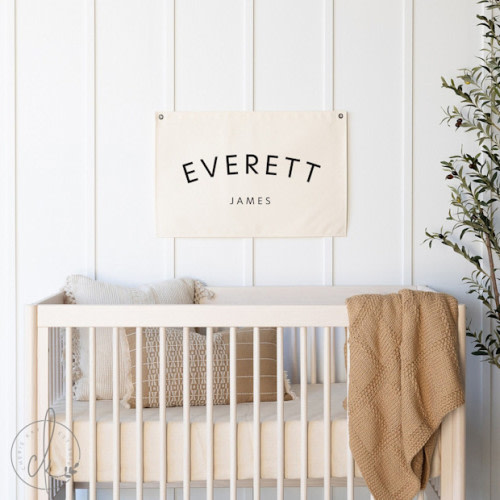 Cherie Kay Signs Baby Name Flag