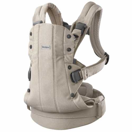 BabyBjörn Baby Carrier Harmony Woven Melange, Light Beige