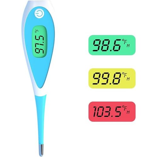 Boncare Thermometer for Adults, Oral Thermometer for Fever with 10 Seconds