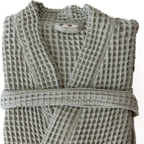 Luxury Waffle Robe Kimono for Womens & Mens, Soft Turkish Cotton Bathrobe, Cozy Waffle Knit Housecoat