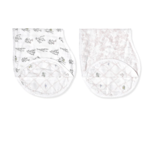 French Floral Silky Soft Burpy Bib | aden + anais