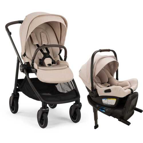 Nuna SWIV + PIPA Aire RX Travel System Bundle - Biscotti