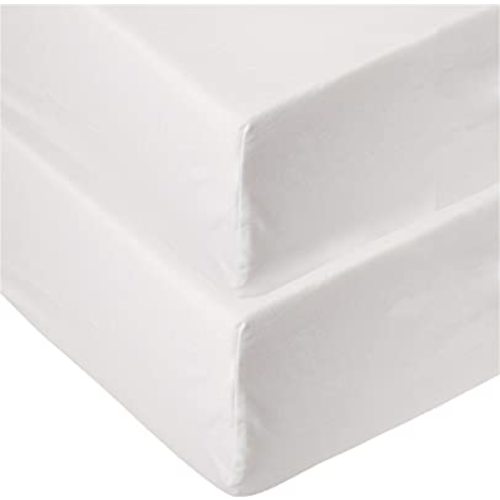 HonestBaby Baby 2-Pack Organic Cotton Fitted Crib Sheets