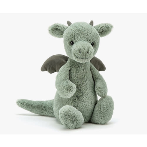 Jellycat Bashful Green Dragon | Jellycat Dragon original | Young Willow Australia | Young Willow
