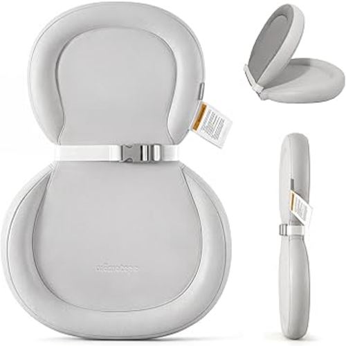 Baby Changing Pad with Waterproof & Wipe-Clean, Non-Slip Foldable PU Diaper Changing Pad, Adjustable Safety Belt, Changing Pad for Dresser, Changing Table,30"X19",Gray