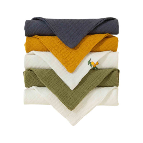 5 Pack Baby Hooded Towels, 100% Muslin Cotton Baby Bath Towel with Hood for Newborn, Infant, Toddler, Ultra Soft and Absorbent Baby Essentials Bath Towels for Boys Girls
