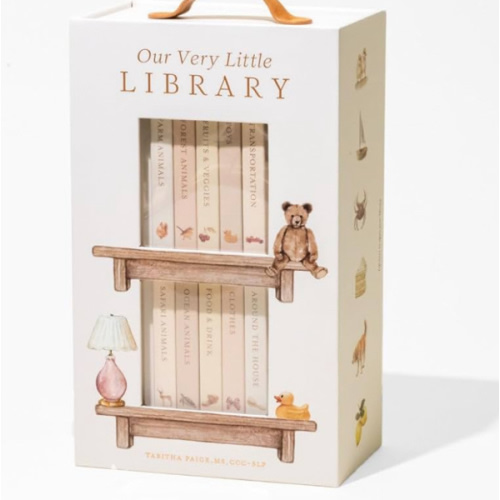 Our Very Little Library Board Book Set: A Foundational Language Vocabulary Board Book Set for Babies (Our Little Adventures Series)