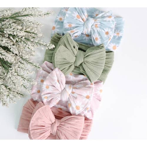 Big Bow Baby Headband, Baby girl bow headband, infant bow, bow turban, cable knit bow, newborn headbands, baby bows, Harper bow headband