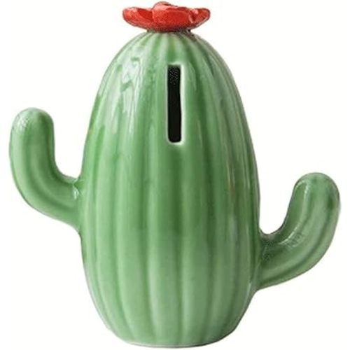 Piggy Bank for Kids,Cute Piggy Bank, Creative Cactus Piggy Bank Personalized Piggy Bank Coin Jar Birthday Gift Piggy Banks