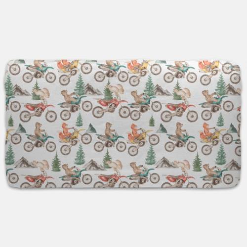DirtBike Baby Boy Fitted Crib Sheet Dirtbike Nursery