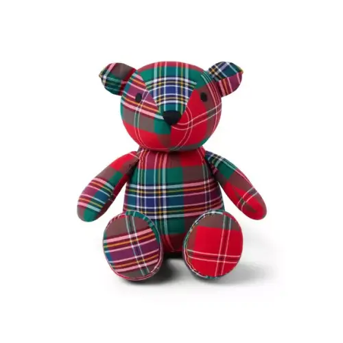 Baby Bradbury Red Tartan The Tartan Bear Plush by Janie and Jack