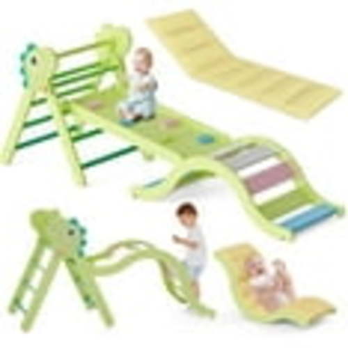 KidsBuddy Pikler Triangle Set with Cushion, 9-in-1 Kids Climbing Toys for Toddlers 1-3 Inside,Montessori Toddler Climbing Toys Indoor,Baby Playground for Children (Dinosaur Pattern) - Walmart.com