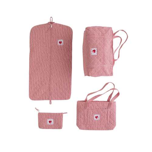 Quilted Luggage - Hearts