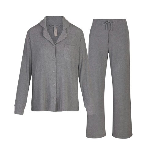 SOFT LOUNGE SLEEP SET | HEATHER GREY