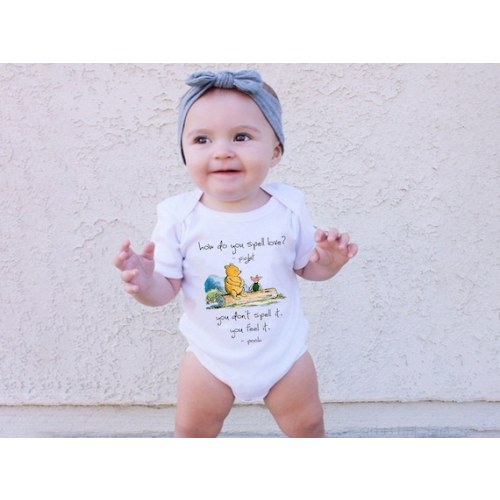 How Do You Spell Love Onesie Baby Shower Gift Unique Baby - Etsy
