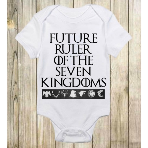 Future Ruler of the Seven Kingdoms - Game of Thrones® Shirt - Game of Thrones® Onesie® - Cute Baby Onesie® - Baby Boy - Baby Girl