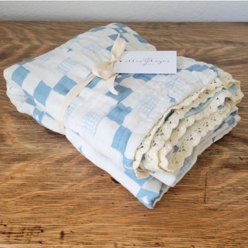 Grandma's Goose Quilt 6 Layer Gauze Blanket
