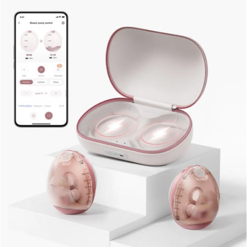 Momcozy Air 1 Ultra-slim Wearable Pump – Quiet, Wireless & Discreet