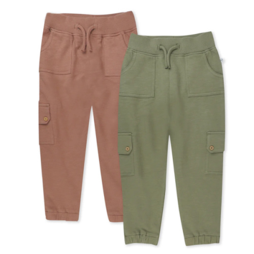 2-Pack Easy Fit Cargo Sweatpants | Honest Baby Clothing