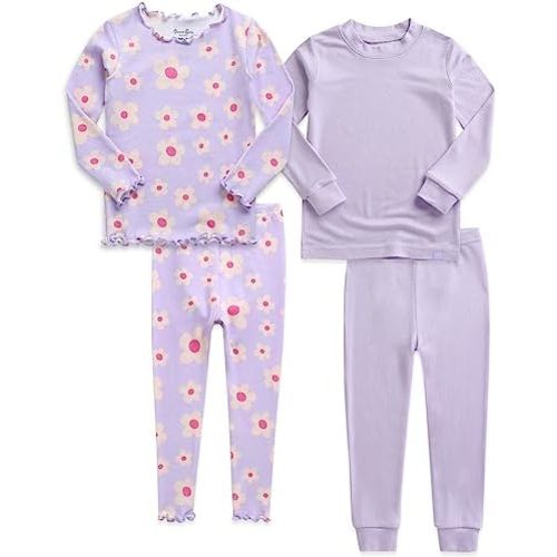 VAENAIT 6M-12Y Toddler Toddler Kids Girls Boys Soft Comfy Modal Tencel Solid Raglan Sleepwear Pajamas Pjs 2pcs Set
