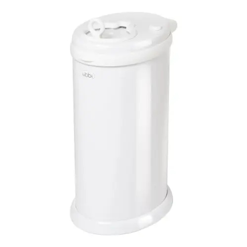 Ubbi Steel Diaper Pail, Odor Locking, No Special Bag Required