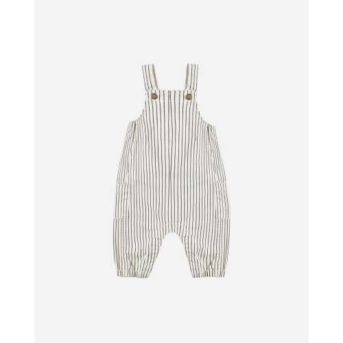 Cargo Baby Overall || Navy Pinstripe | 0-3M or 3-6M