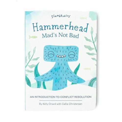 Slumberkins Hammerhead, Mad’s Not Bad: An Introduction to Conflict Resolution | Promotes Conflict Resolution | Social Emotional Tools for Ages 0+