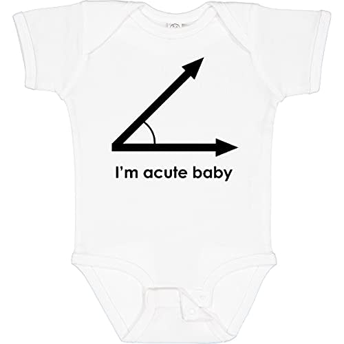 inktastic I'm Acute Baby Funny Math Pun Baby Bodysuit