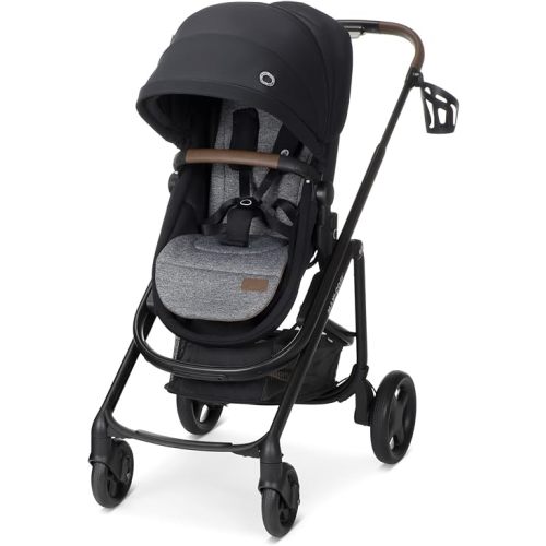 Maxi-Cosi Tayla Max Modular Stroller, Multiple Modes of use: Stroller seat Instantly converts to a Lie-Flat Carriage and Both are Reversible for Parent- or World-Facing Views, Onyx Wonder