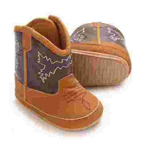 Infant Baby Winter Snow Boots Western Style Booties for Boys Girls Warm First Walker Shoes for Christmas Baby Shower